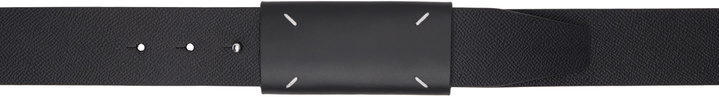Photo: Maison Margiela Black Tab-Slot Belt