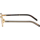 Prada Eyewear Gold Round Sunglasses
