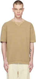 BOSS Beige Oversized-Fit T-Shirt