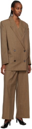 CAMILLA AND MARC Brown Ria Blazer