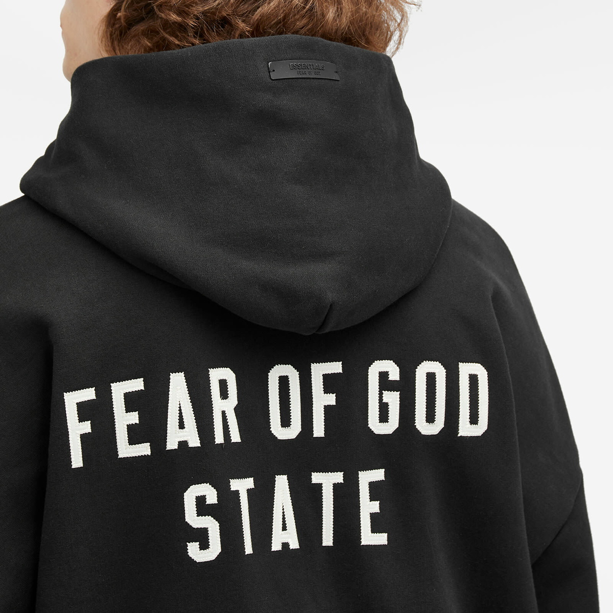 【Fear of God】 Essentials Heavy Fleece FullZip Hoodie Black Fear of God ESSENTIALS Black Heavy Fleece Fullzip Hoodie