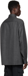 Versace Gray Medusa Shirt