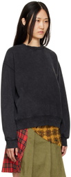 Andersson Bell Dark Grey Unisex Essential Heart Sweatshirt