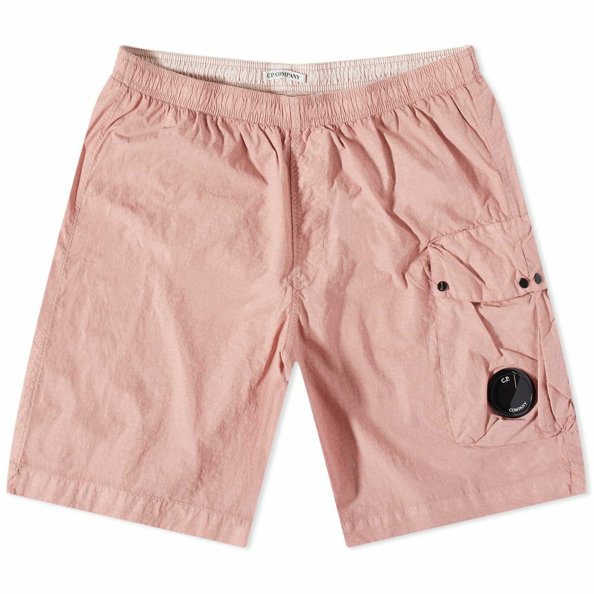 C.P. Company Men's Nylon Lens Swim Short in Pale Mauve C.P.