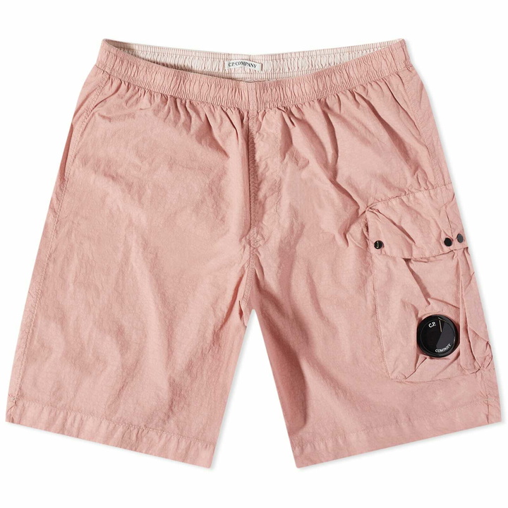 Photo: C.P. Company Men's Nylon Lens Swim Short in Pale Mauve