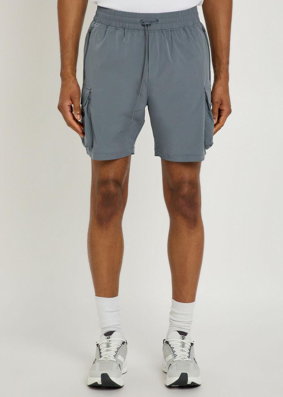 Represent 247 Dna Stretch-jersey Shorts Navy