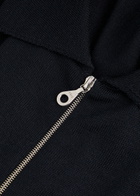 John Smedley Alston Wool Overshirt Jacket Navy