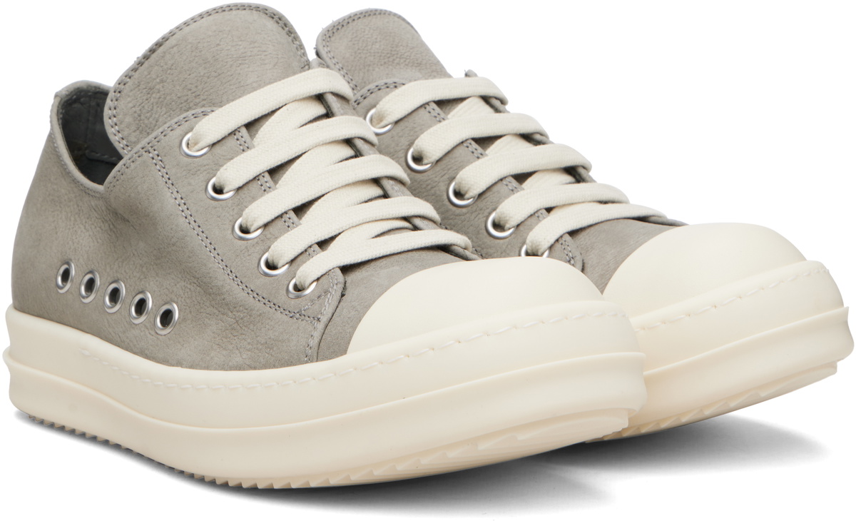Rick Owens Khaki Temple Extreme Low Sneakers