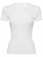 HELMUT LANG - Cutout Cotton Jersey T-shirt