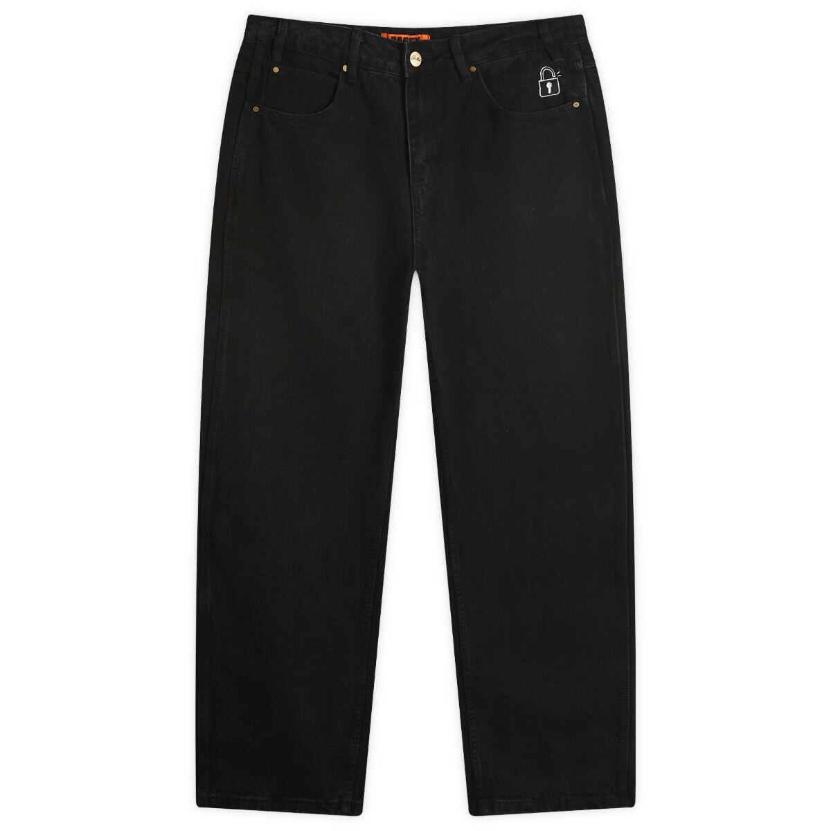 butter goods SANTOSUOSSO デニム　ブラック　30/32 Santosuosso Denim Jeans, Washed Black – Butter Goods USA