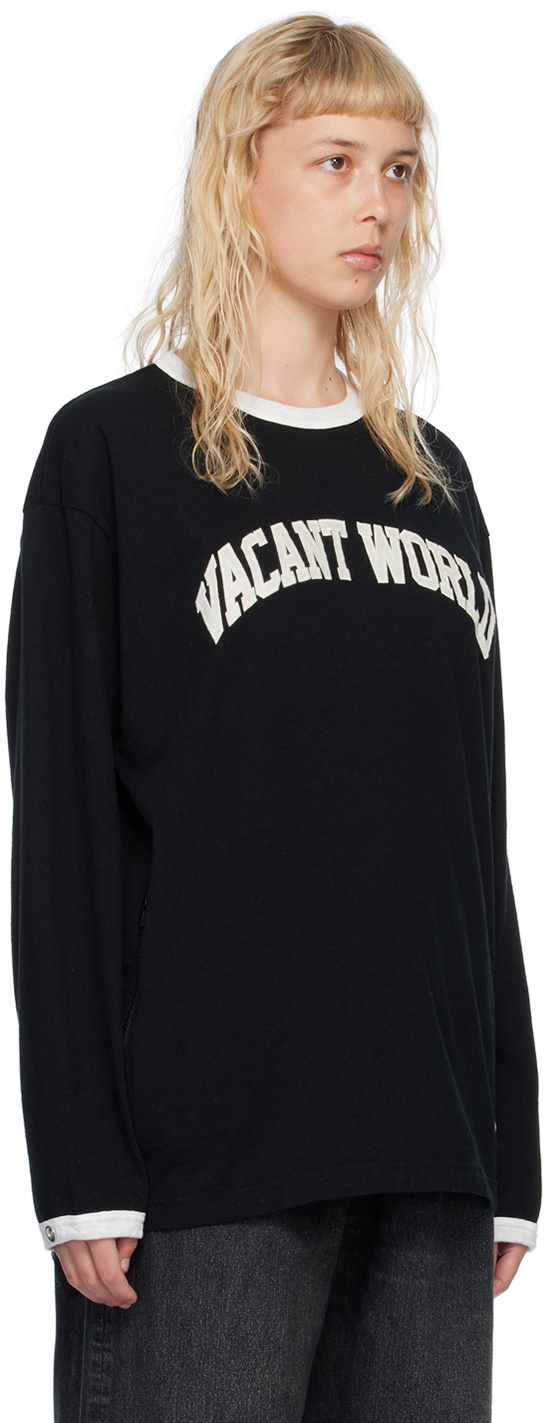 UNDERCOVER Black 'Vacant World' Long Sleeve T-Shirt Undercover