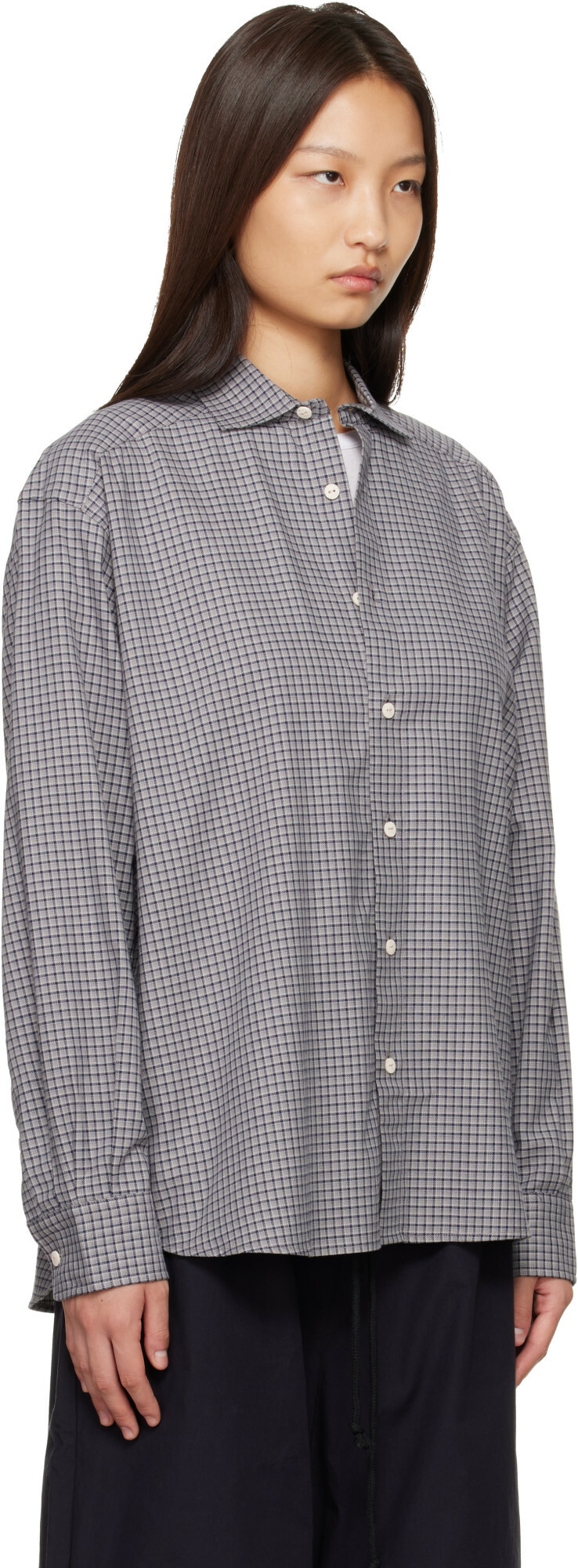 Baserange Gray Flannel Claude Shirt