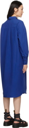 YMC Blue Judy Midi Dress