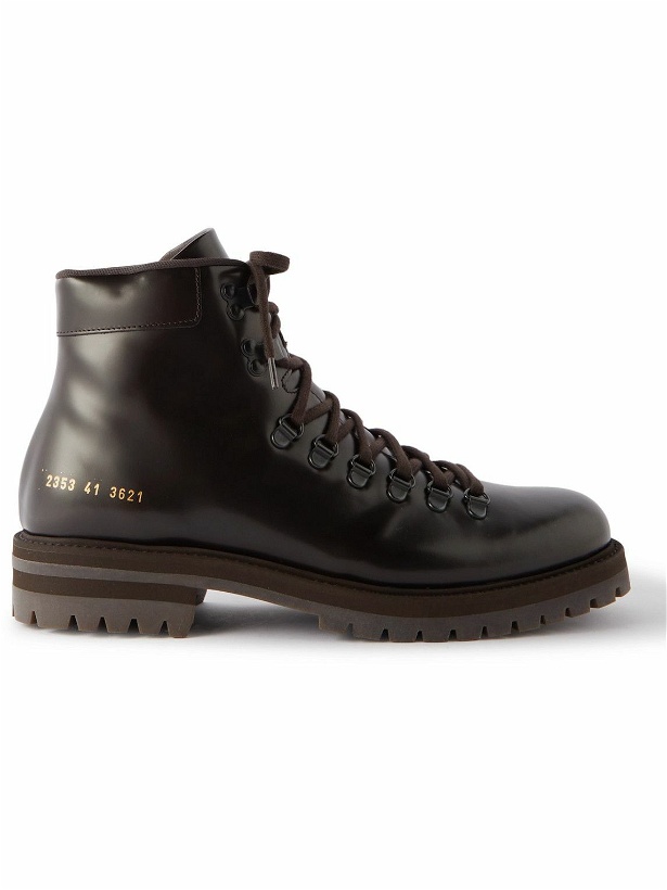Photo: Common Projects - Leather Lace-Up Boots - Brown