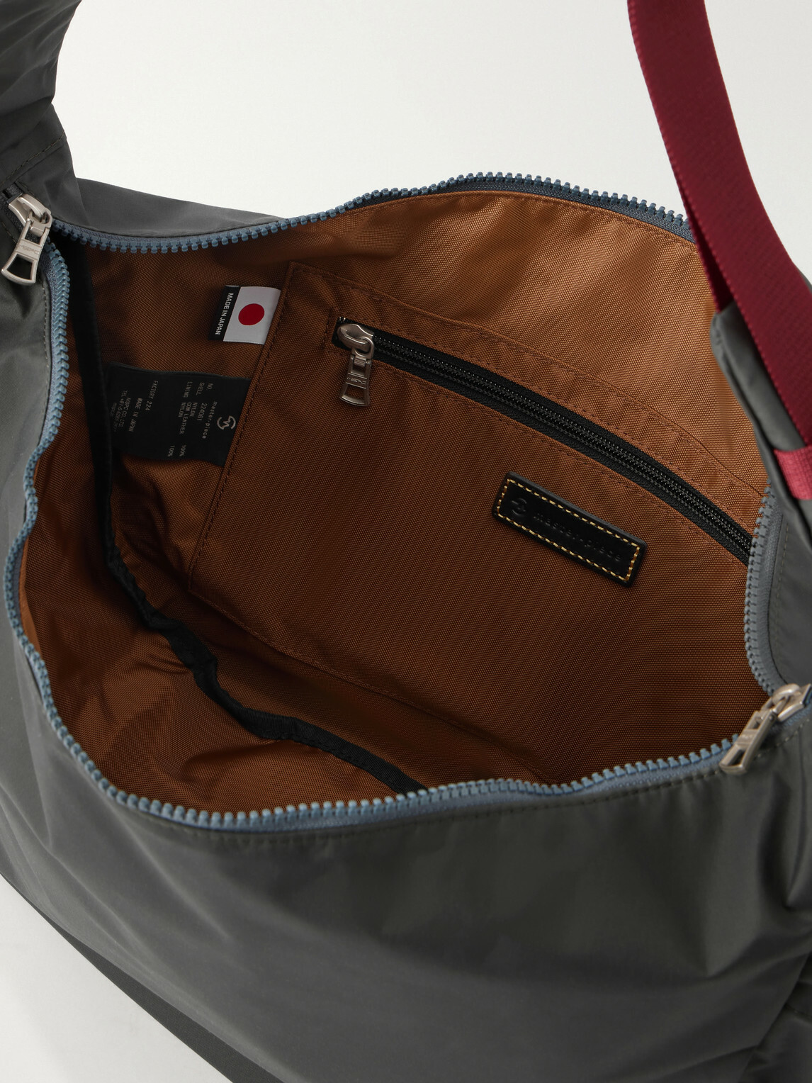 Master-Piece - Ark Leather-Trimmed Shell Shoulder Bag