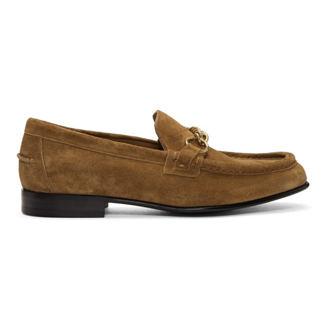 Photo: Burberry Brown Suede Solway Loafers