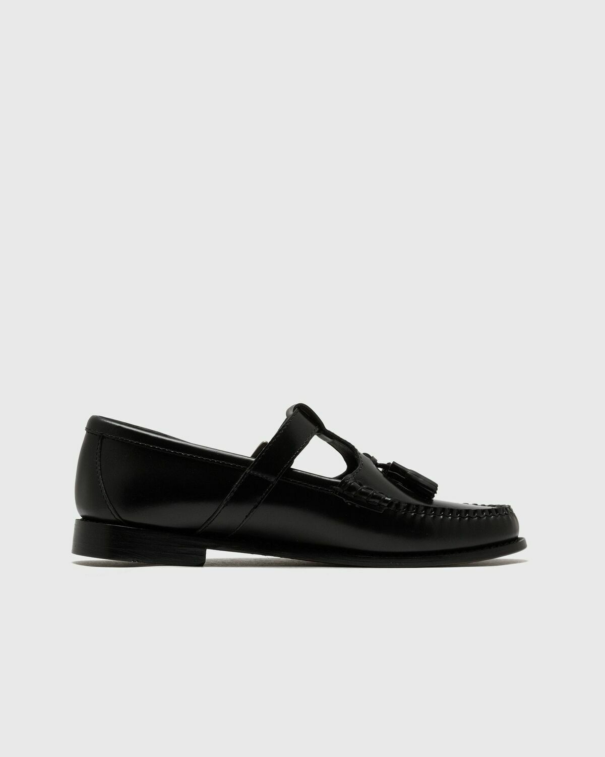 G H Bass WEEJUN WMN Mary Jane Tassel Black Womens Casual Shoe