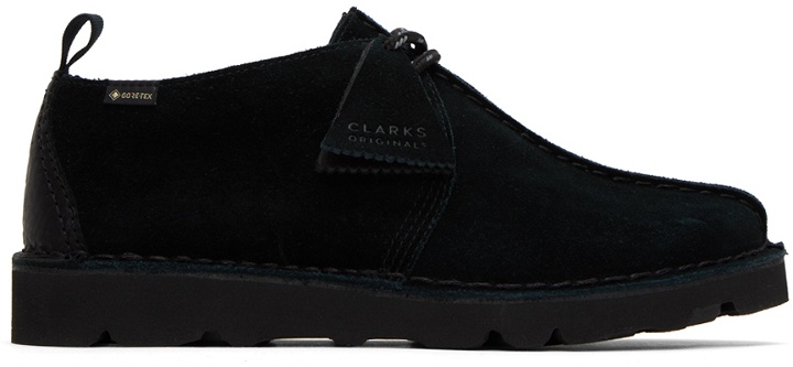 Photo: Clarks Originals Black Trek Desert Boots