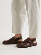 Officine Creative - Agora Leather Clogs - Brown