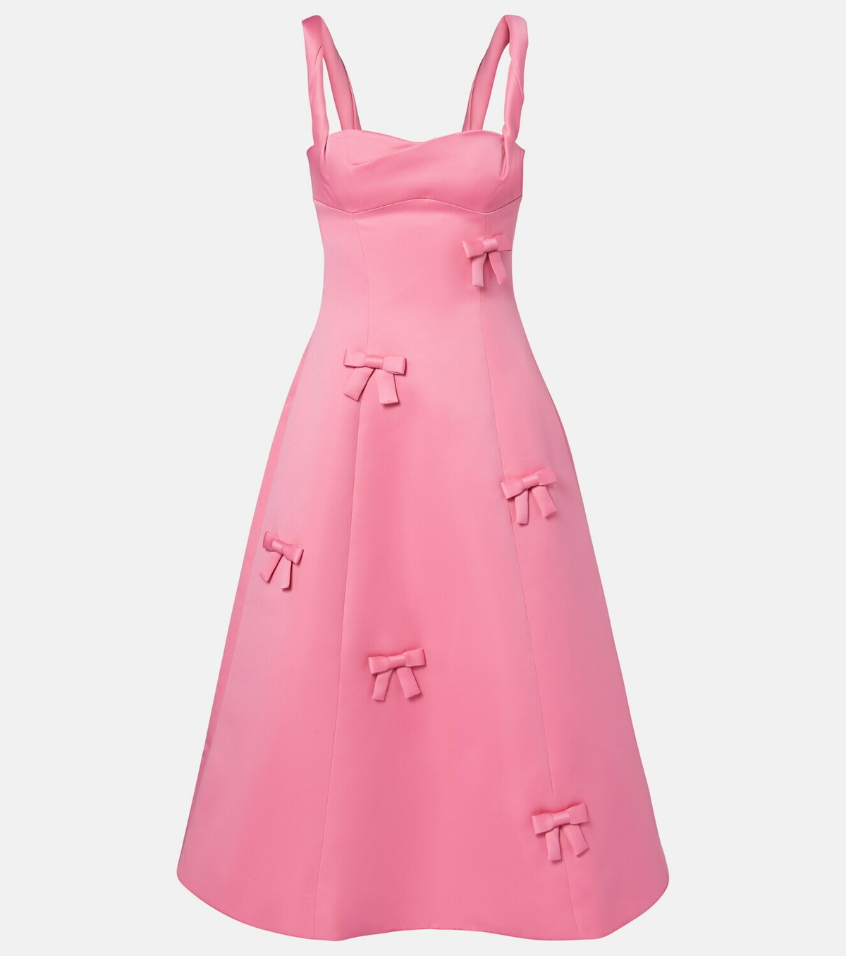 Leo Lin Beatrice bow-detail midi dress