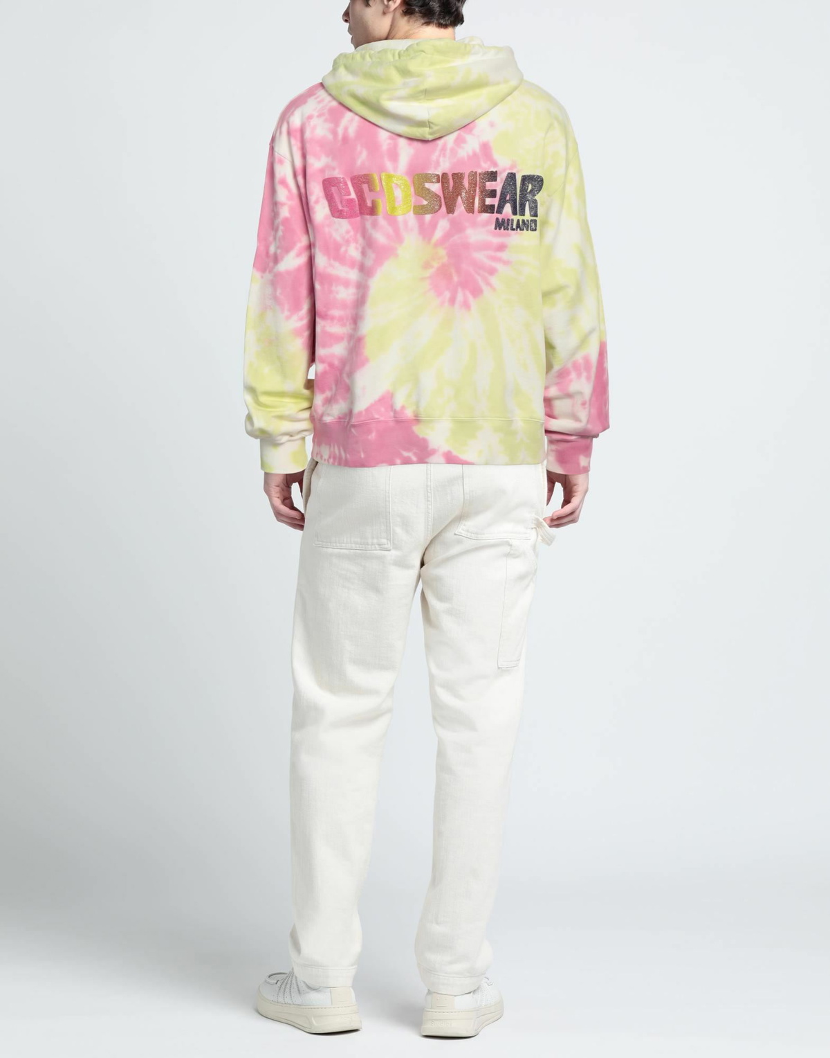 Gcds Mens Sweatshirt in Pink