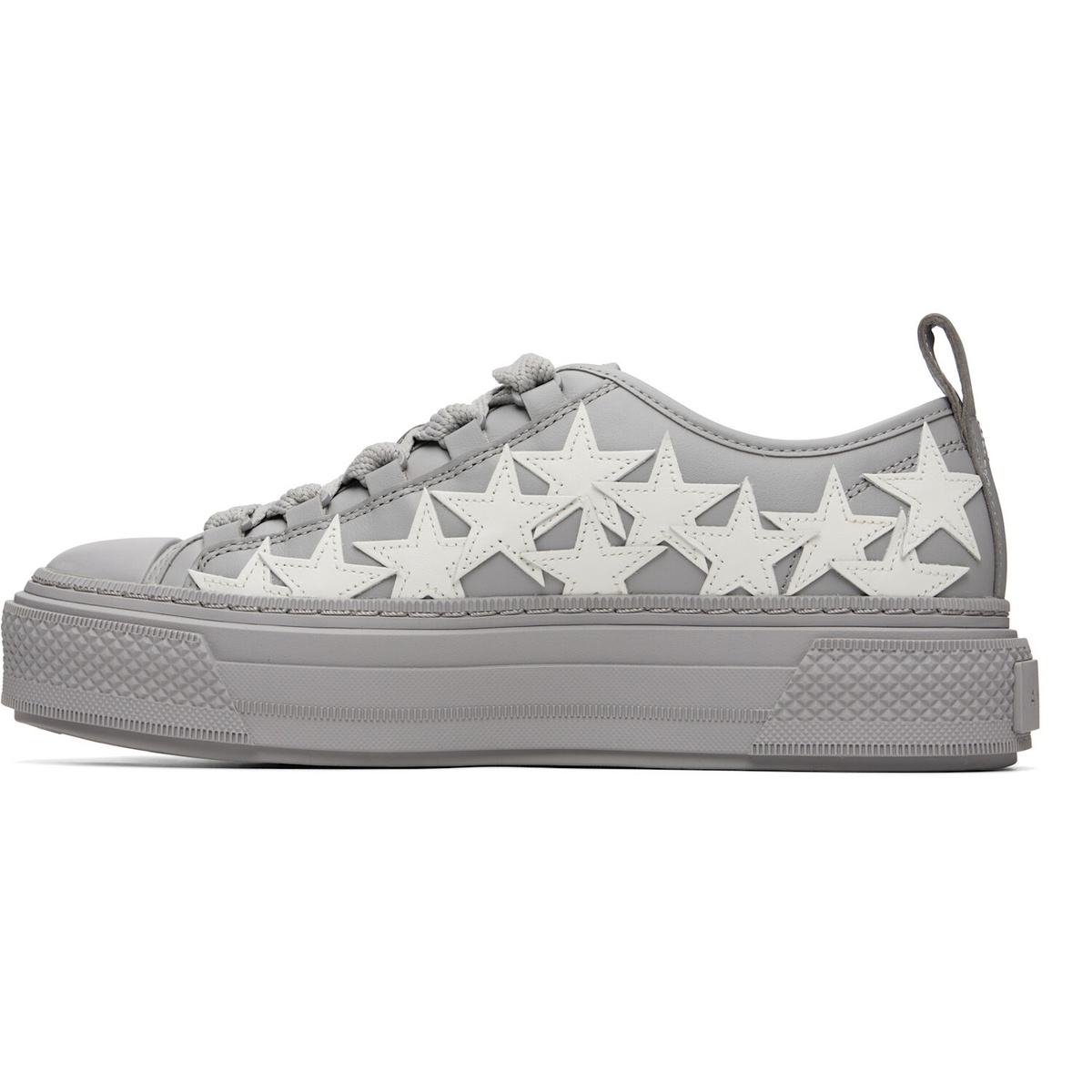 AMIRI Gray Stars Court Low Sneakers
