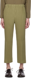 HOMME PLISSÉ ISSEY MIYAKE Khaki Tailored Pleats 1 Trousers