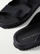 Officine Creative - Agorà 010 Suede Sandals - Blue