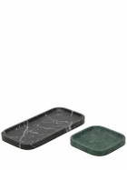 SALVATORI - Set Of 2 Pietra L Marble Trays
