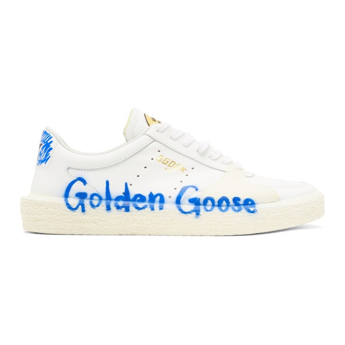 Photo: Golden Goose White Tenthstar Bluette Sneakers