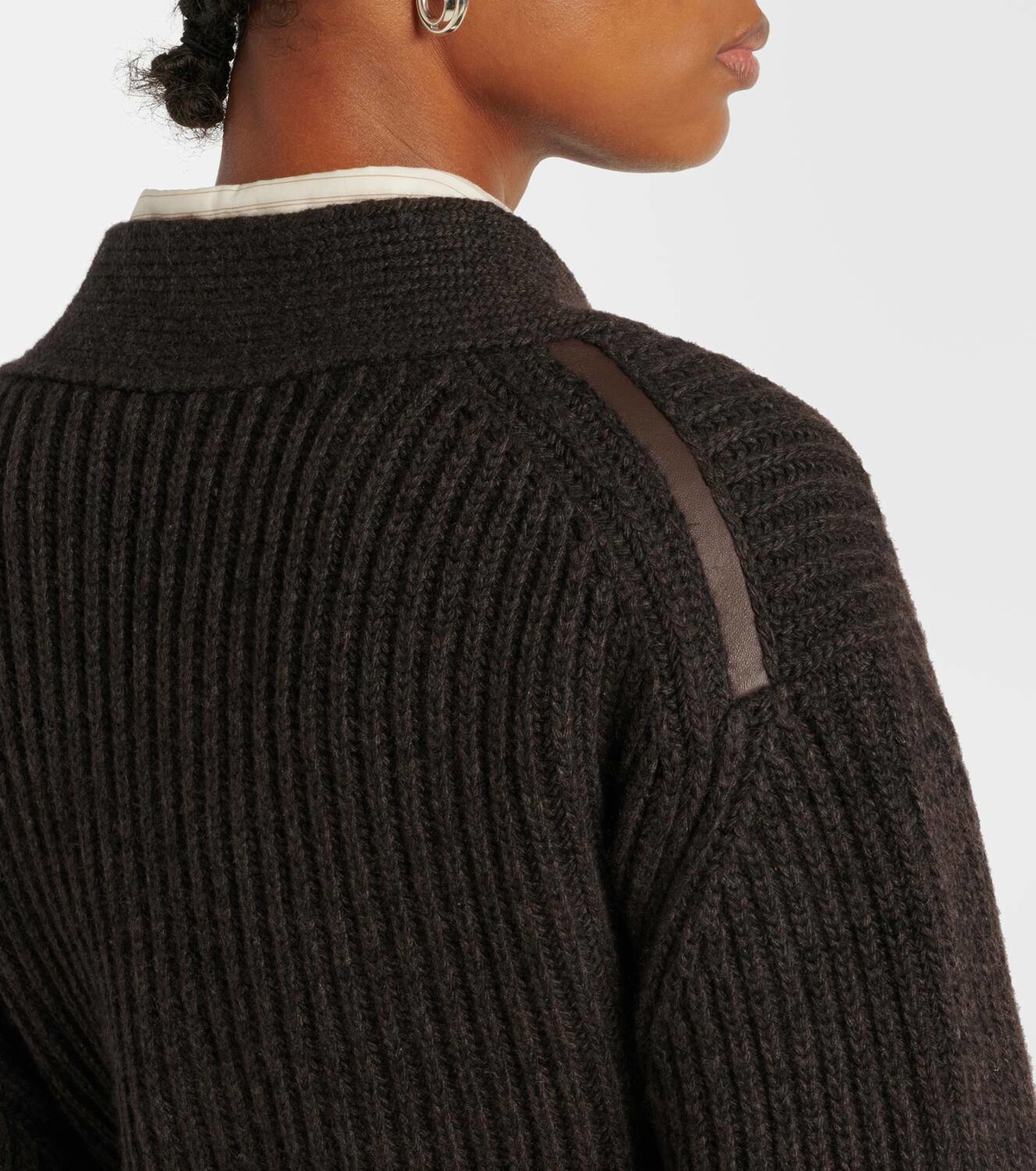 Tod's Belted wool and cashmere cardigan