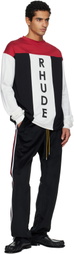 Rhude Black Mancino Velour Track Pants