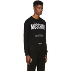 Moschino Black Milano Logo Sweatshirt