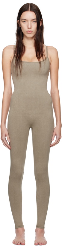 Photo: SKIMS Taupe Outdoor Cami Jumpsuit