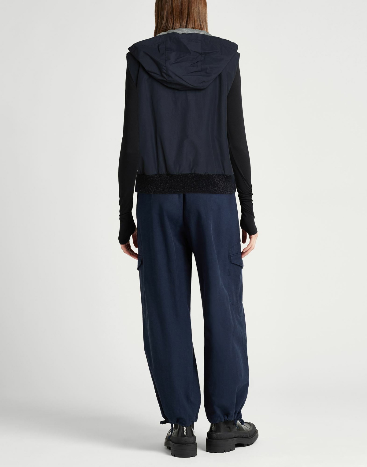 Peserico Womens Vest in Navy