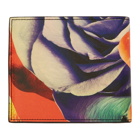 Paul Smith Multicolor Collage Rose Print Bifold Wallet
