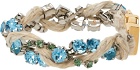 Marni Blue Braided Bracelet