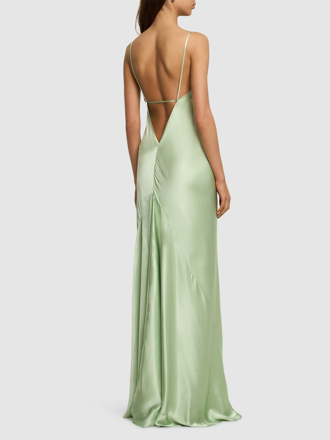 VICTORIA BECKHAM Maxi Viscose Cami Long Dress Victoria Beckham