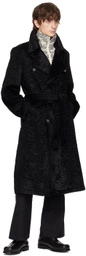The World Is Your Oyster Black Flared Trousers