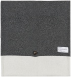 Saintwoods SSENSE Exclusive Gray & Off-White Cushion Cover