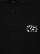VALENTINO - Logo Cotton Polo