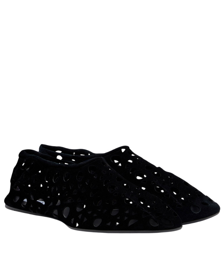 Photo: Alaïa Vienne suede ballet flats