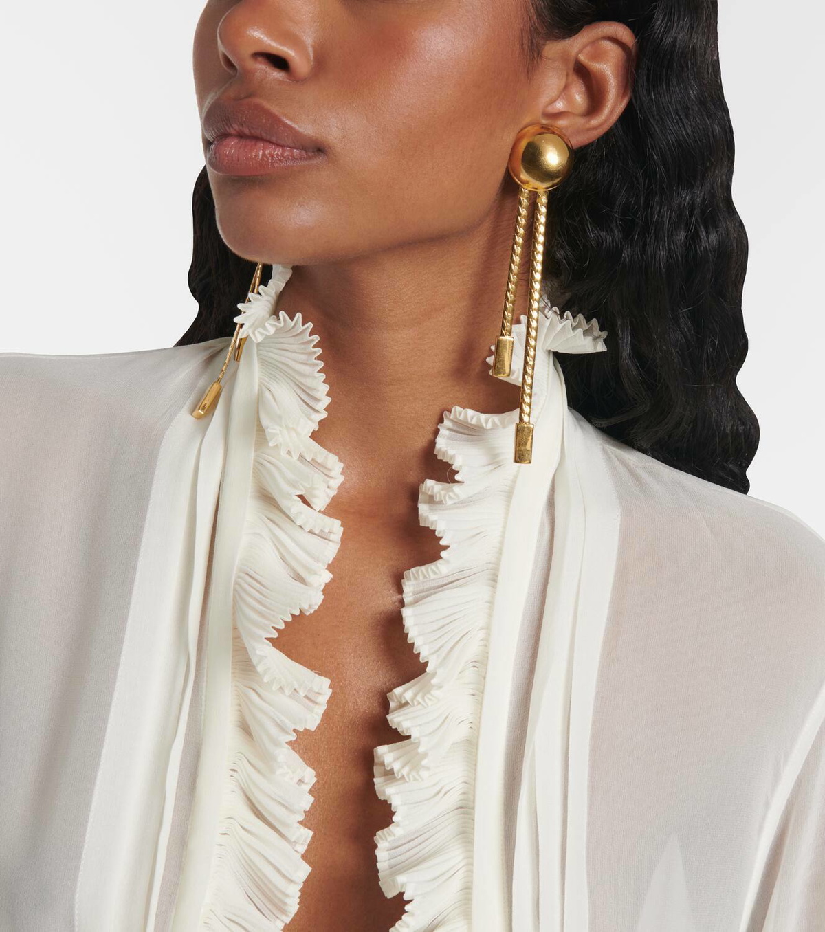 Tom Ford Embellished clip-on earrings