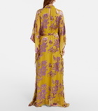 Taller Marmo Leonor floral fil coupé kaftan