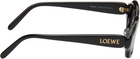 LOEWE Black Slim Logo Sunglasses