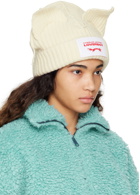 Charles Jeffrey LOVERBOY Off-White Chunky Ears Beanie