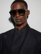 Jacques Marie Mage - Leonard Aviator-Style Acetate Sunglasses
