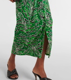 Diane von Furstenberg Printed jersey midi dress