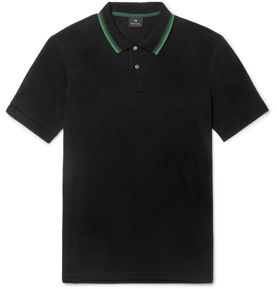 PAUL SMITH CONTRAST POLO SHIRTS-