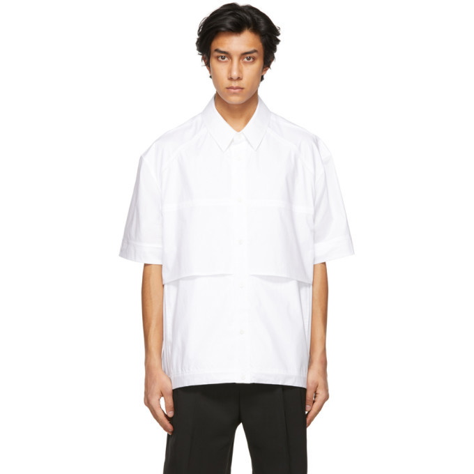 Photo: Juun.J White Layered Short Sleeve Shirt